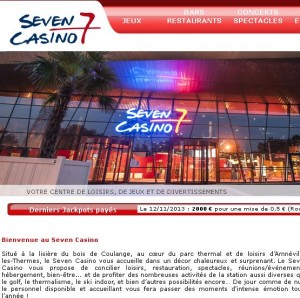 Casino Le Seven du groupe Tranchant